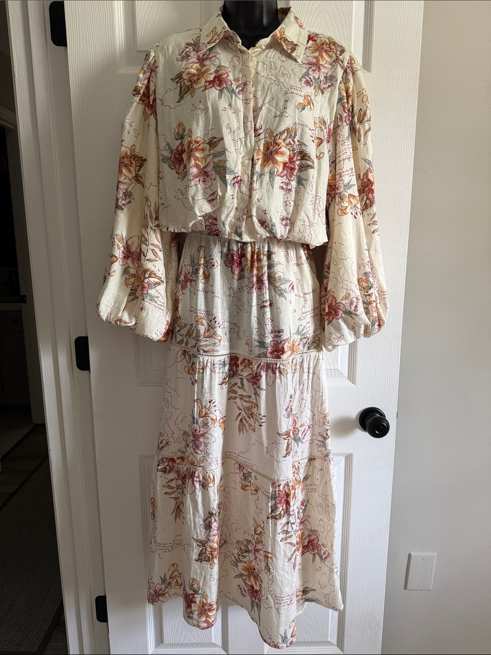 Calypso St. Barth Floral 2pc Top & Skirt